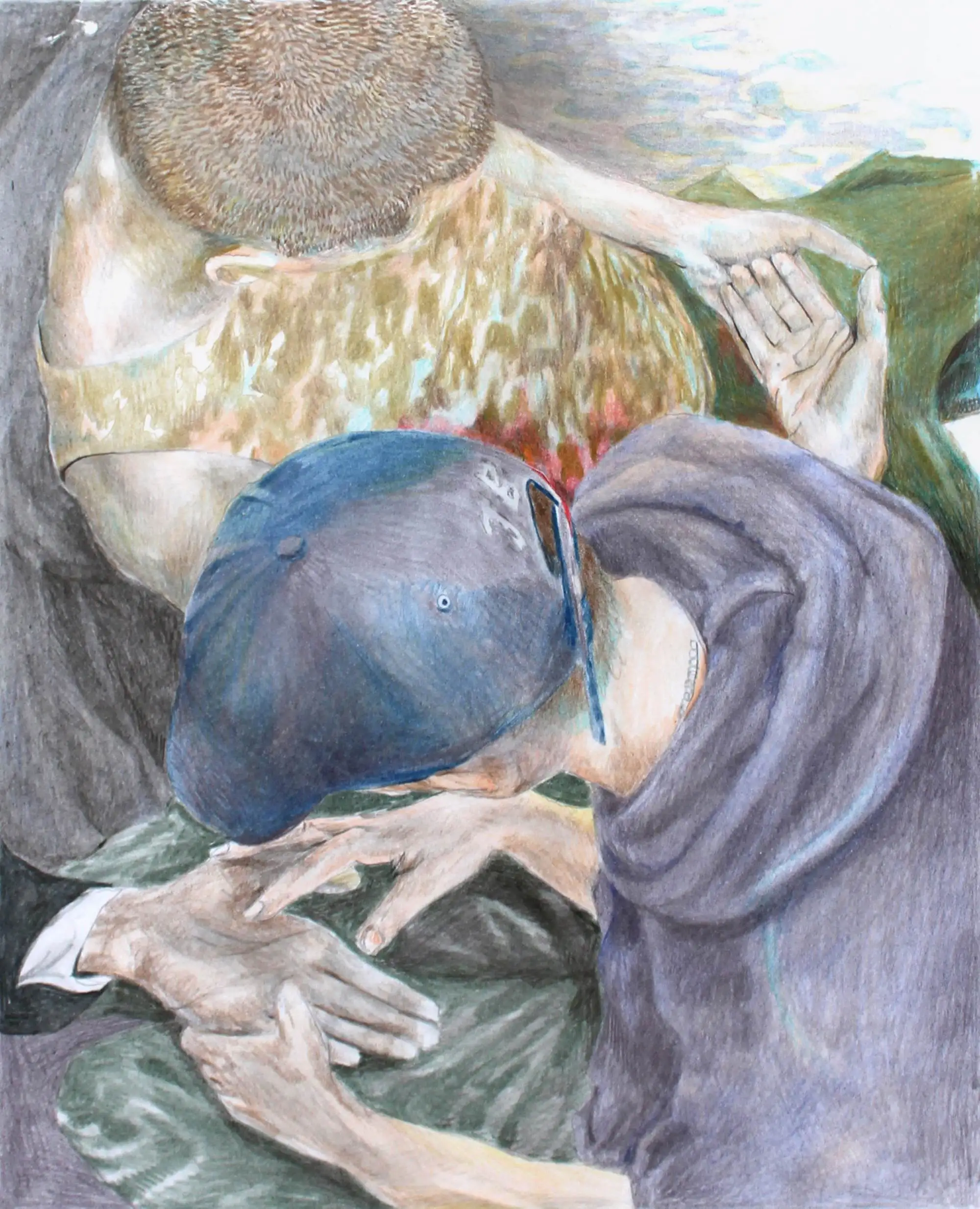 Readings (2019, 36 × 26 cm)