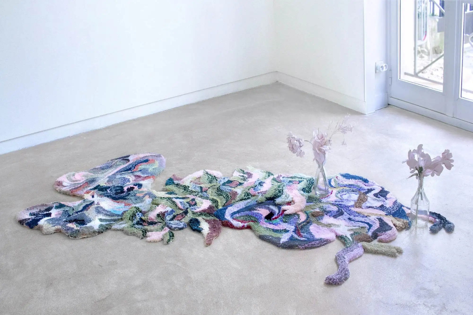 Untitled (2021, wool carpets…)